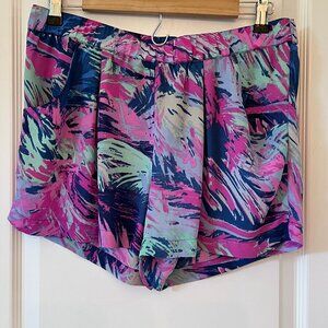 BCBGMaxAzria Ladies Color Block Shorts in Size Medium